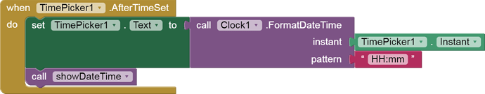 when TimePicker1 AfterTimeSet