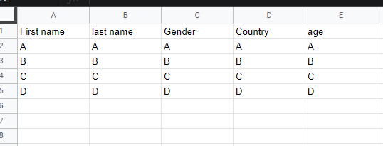 googlesheet