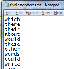 FiveLetterWordsCapture