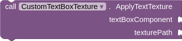 ApplyTextTextureBlock